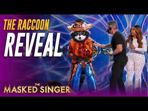 The Masked Singer Raccoon REVEALED As He Takes It ALL OFF! (Almost!)