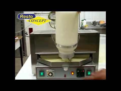 video 1, Crêpière automatique 4 crêpes Ø 15cm