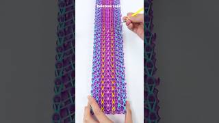 Making a WIDE Rainbow Loom bracelet! Made using the Loom Your Life kit @ Target #rainbowloom