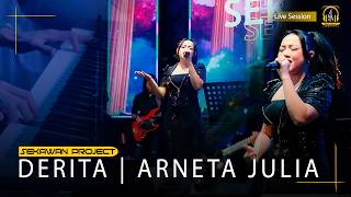 Download lagu DERITA - ARNETA JULIA SEKAWAN PROJECT LIVE AT SURABAYA #2026 mp3