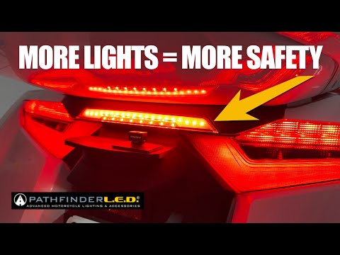 Protect Your Motorcycle From A REAR end COLLISION | PathfinderLED Center Tail Light