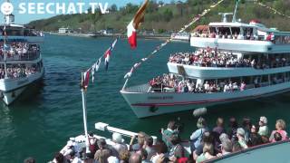 preview picture of video '41. Internationale Flottensternfahrt auf dem Bodensee vor Meersburg, 28.04.2012'