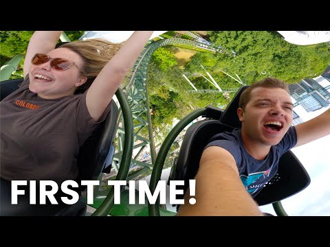 Riding the Incredible Helix at Liseberg! On-Ride Reaction from this Amazing Mack Terrain Coaster!