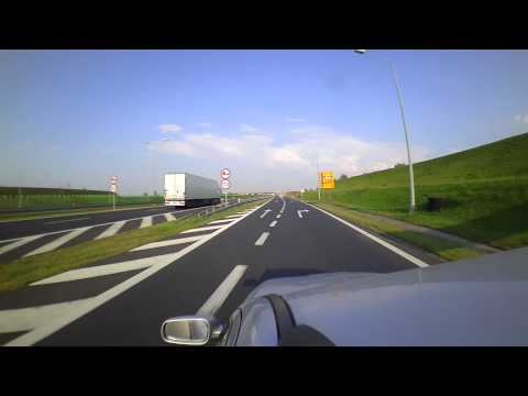 Szybki zjazd z A2 na S11 - węzeł Krzesiny / SHIMANO CM-1000 Sport Camera