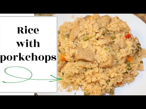 Rice with pork chops |locrio de chuleta| Dominican food| Stress Free Mommies