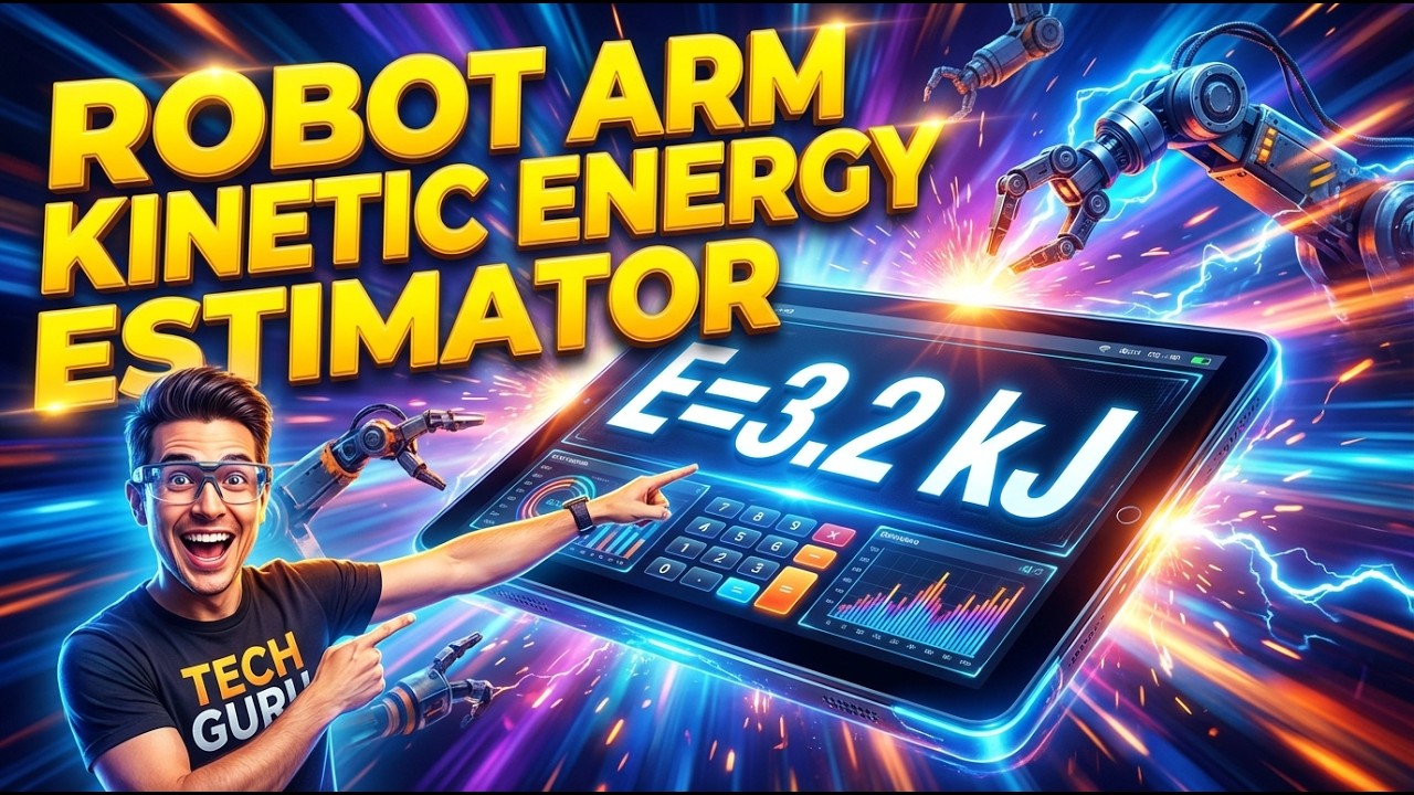 Robot Arm Kinetic Energy Estimator