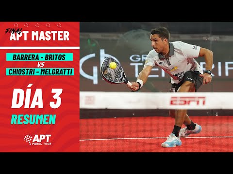 Highlights BARRERA - BRITOS vs CHIOSTRI - MELGRATTI | APT MASTER FINAL 2022 - Día 3