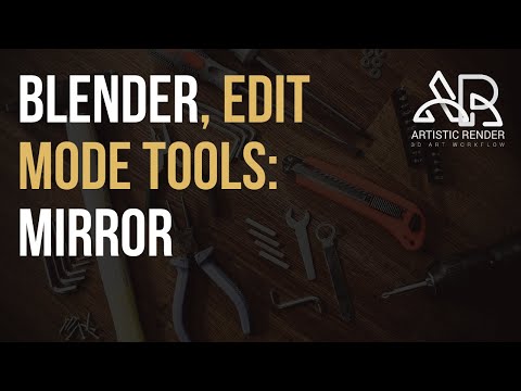 Blender - Mirror, edit mode tool explained
