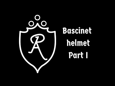 Medieval armour construction - Bascinet helmet