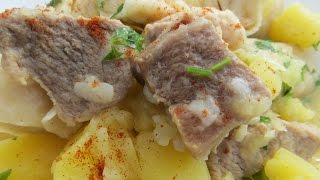Штрудель с картофелем и мясом