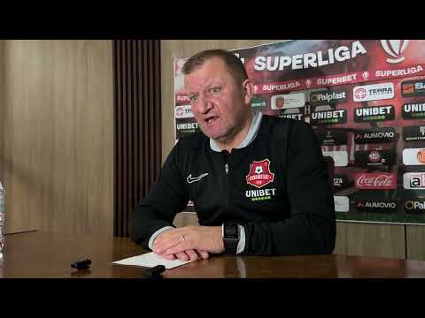Press conference at FC Hermannstadt: Dorinel Munteanu's statements before the match with Farul