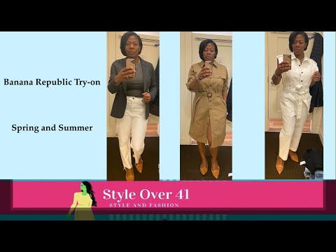 Banana Republic Try-on  - Spring and Summer Outfits!!!