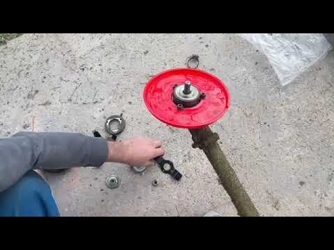 Brush cutter weeder attachment Test