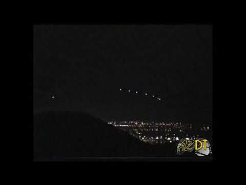 March 13, 1997 Phoenix, Arizona UFO Lights  - ORIGINAL VIDEO!!