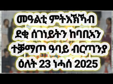 መዓልቲ ምትእኽኻብ  ደቂ ሰገነይትን ከባቢኣን ተቓማጦ ዓባይ ብርጣንያ ዓመታዊ ንራኸበሉ ዕለት 23 ነሓሰ 2025 ኣብ በርምንገሃም 