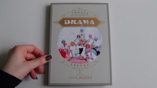 Unboxing Nine Muses 나인뮤지스 3rd Mini Album DRAMA 드라마