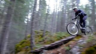 preview picture of video 'Prospector Trail Exshaw (finally doing the drop)'
