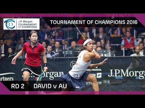 Squash: Tournament of Champions 2016 - Women's Rd 2 Highlights: David v Au