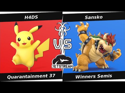 Quarantainment 37 Winners Semis - H4DS (Pikachu) Vs. Sansko (Bowser) Smash Ultimate - SSBU