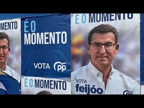 Feijoo welcomed in Pontevedra ahead of Spain's Presidential Elections