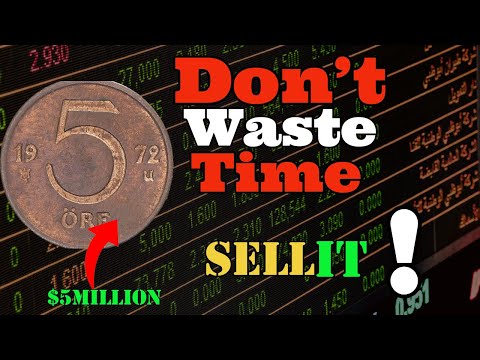 1972 Sweden 5 öre Coin Worth Thousands of Dollars! Coins Worth Money