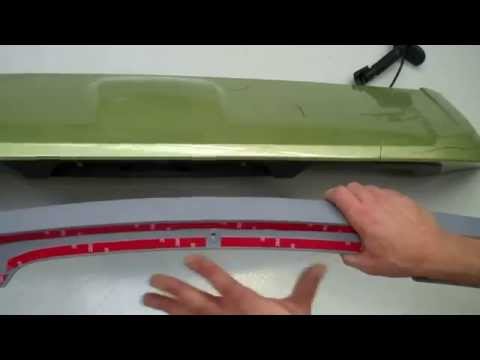 How to fit rear lip spoiler on Range Rover Evqoue