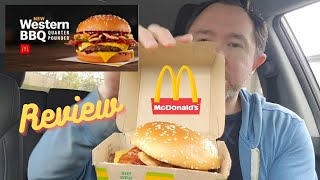 How good is the WESTERN BBQ QUARTER POUNDER from Mcdonald's?