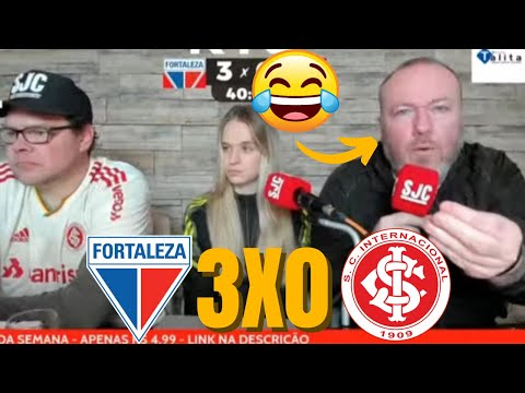 VAMOS RIR? REAÇÃO DO FABIANO BALDASSO - FORTALEZA 3X0 INTERNACIONAL - CAMPEONATO BRASILEIRO