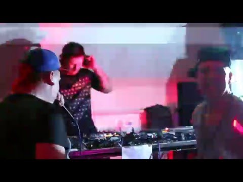 Emcee Tuckski & Mc Paddy with Dj Brooky at Sexy Santa's Rave