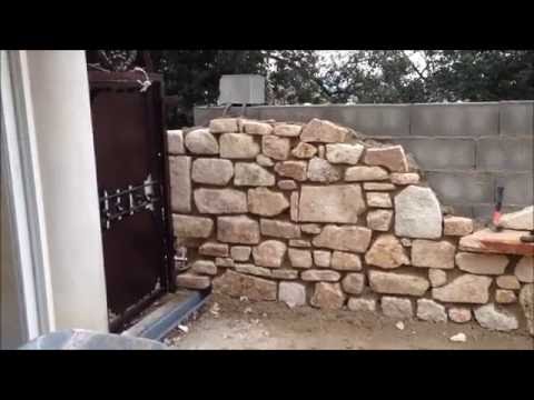 comment construire mur en pierre