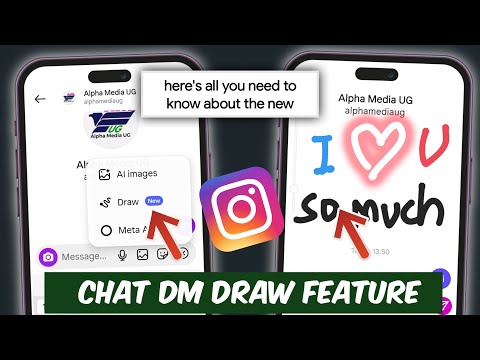 Instagram Chat Draw Doodle New Update | How to Draw & Send Doodle in Instagram Chats DMs