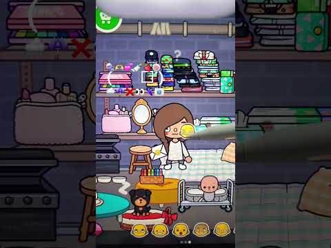 #On a rainy day, my daughter doesn't have an umbrella.#tocaboca 🌂❌️😢