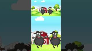 Baa Baa Black Sheep 🐑 Nursery Rhymes #shorts