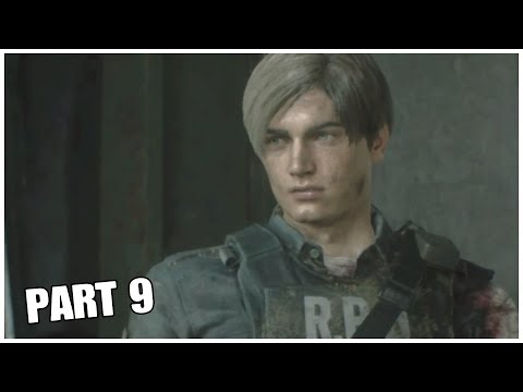 RESIDENT EVIL 2 REMAKE Walkthrough Gameplay Part 9 - SEWER (RE2 LEON)
