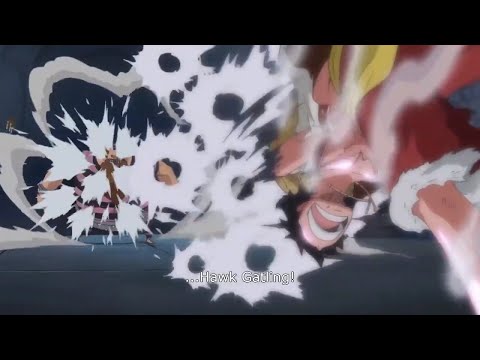 GOMU GOMU NO HAWK GATLING 2