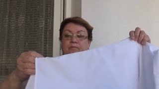 Глажу белье на любимом балконе ! Мои лайфхаки для глажки рубашки !