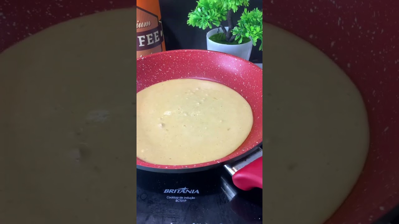 PANQUECA DE AVEIA EM 10 SEGUNDOS! #shorts