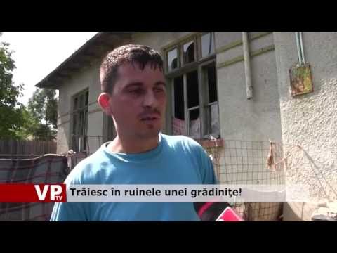 Trăiesc în ruinele unei grădiniţe!