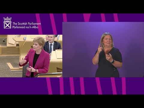 First Minister's Questions (BSL) - 9 September 2021