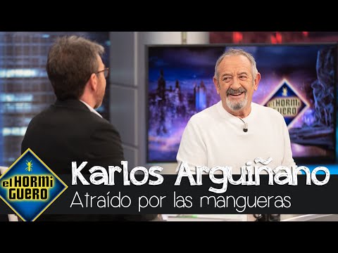 Karlos Arguiñano, apasionado de las mangueras: “Si me regaláis una me haríais feliz” - El Hormiguero