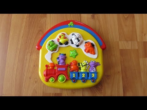 Musical Animal Train Station Activity Toy for Toddlers