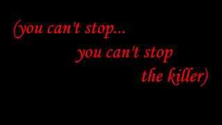 Emery-Can&#39;t Stop the Killer(lyrics)