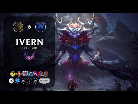 Ivern Mid vs Aurelion Sol - KR Master Patch 13.11