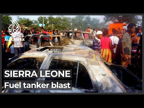 Sierra Leone explosion: Dozens killed in fuel tanker blast