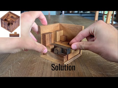 Packing cube puzzle 25 pieces(solution+speed solve)