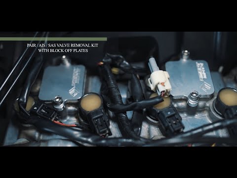 PAIR Valve κίτ κατάργησης με Block Off plates  Kawasaki ZX12R Ninja-thumb-1