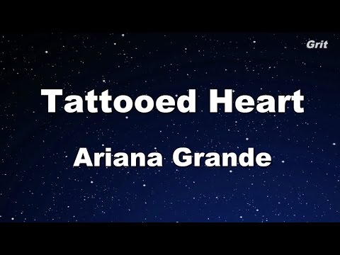 Tattooed Heart - Ariana Grande Karaoke【Guide Melody】