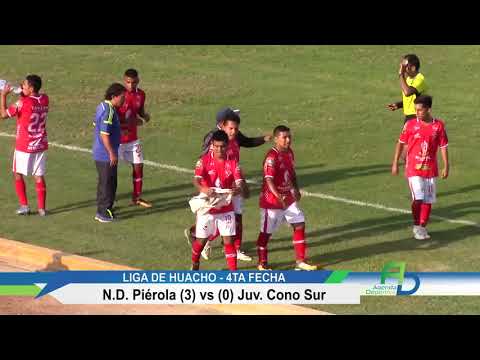 N.D. PIÉROLA (3) vs (0) JUV. CONO SUR - LIGA DE HUACHO - 4TA FECHA/2019.