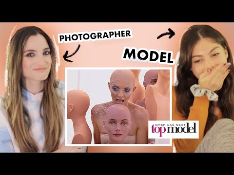 Photographer & Model REACT to BALD Americas Next Top Model Photoshoot