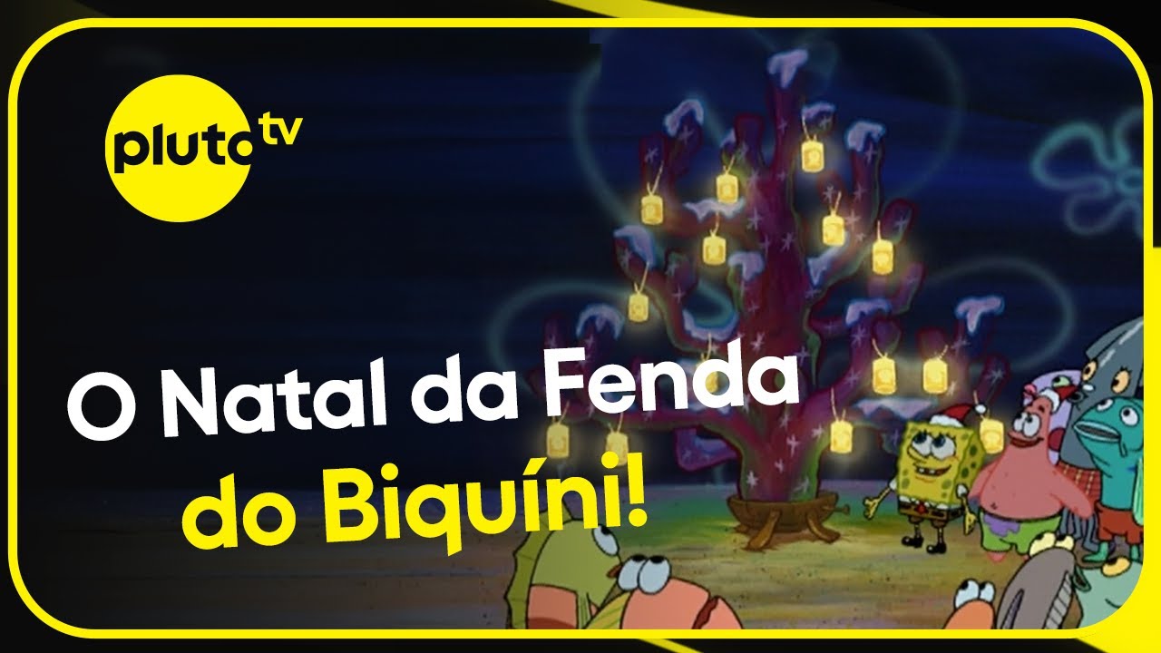 O Natal do Bob Esponja! 🎄 | PLUTO TV